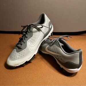 Nike Baseball Cleats Diamond Alpha Huarache 4 Keystone Gray Men Sz 11.5